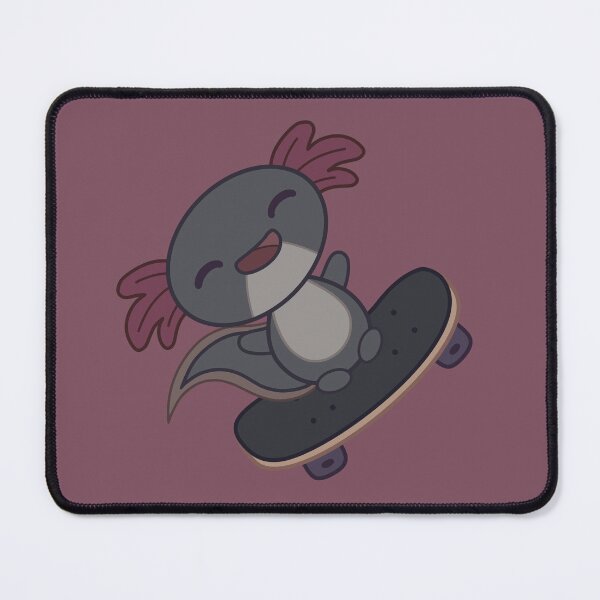 Item preview, Black axolotl skater designed and sold by SoapSuds7.