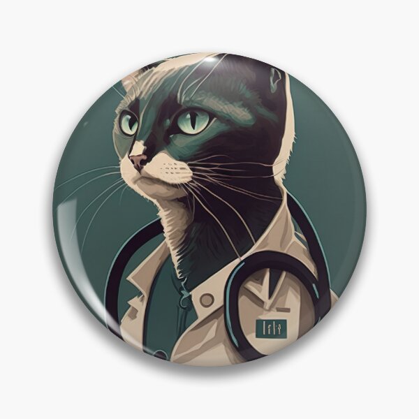 Item preview, Doctor Cat designed and sold by InkspireWay.