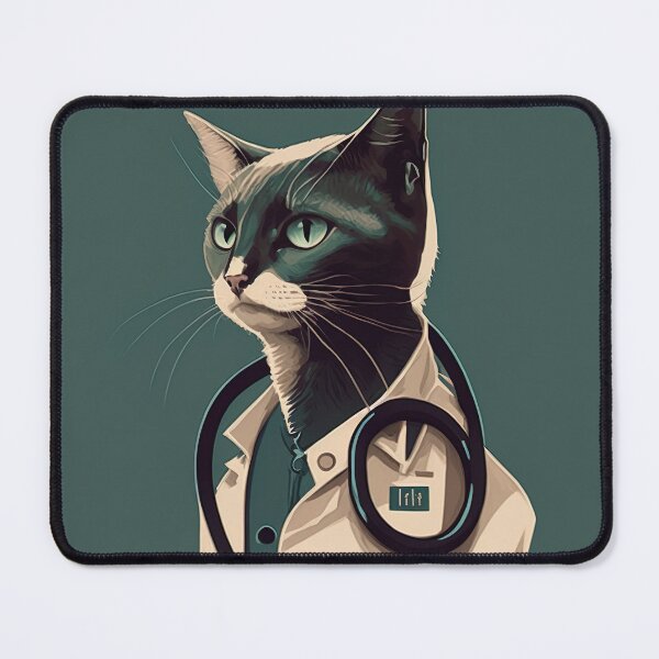 Item preview, Doctor Cat designed and sold by InkspireWay.