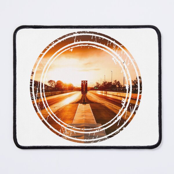 Item preview, Drag Track Drag Strip Christmas Tree Sun on Golden Hour designed and sold by dragphotos.