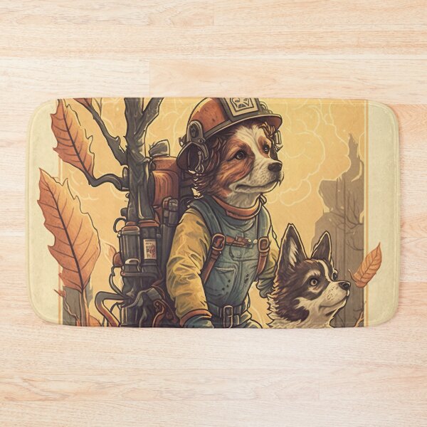 Item preview, Firefighter Dog designed and sold by InkspireWay.