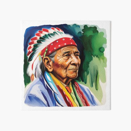 Artikel-Vorschau von Häuptling der amerikanischen Indianer, designt und verkauft von Reunimage.