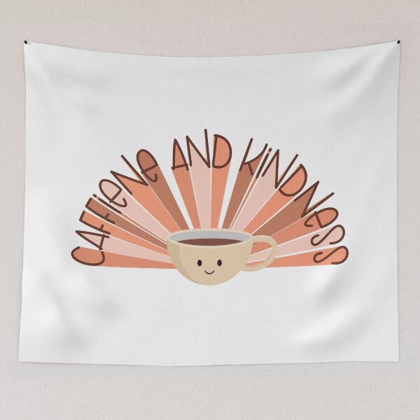 Item preview, Caffeine and kindness designed and sold by TheSimpleSloth.