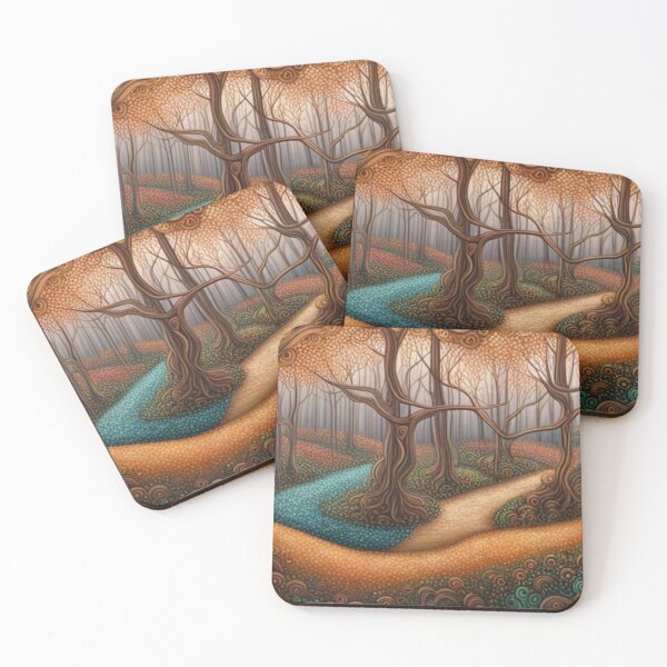 Item preview, Fantasy Enchanted folkart Forest designed and sold by EpicFoxArt.