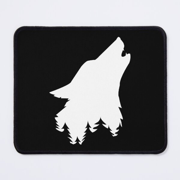 Artikelvorschau, Wolf des Kiefernwaldes – Weißer Wolf entworfen und verkauft von Brannas-designs.
