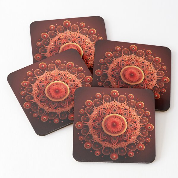 Item preview, Vibrant Red Tribal Art designed and sold by JustArtDesign9.