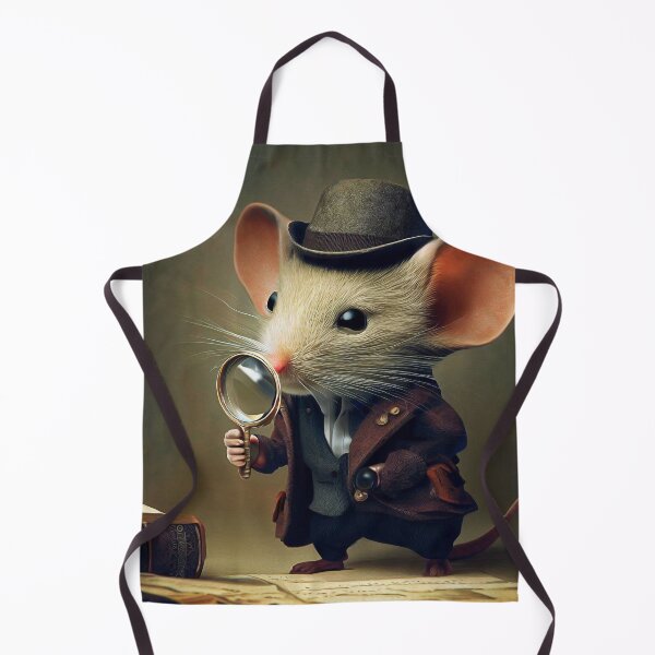Item preview, Antropomorphic Mouse Dressed as a Detective designed and sold by thematics.