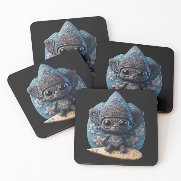 Item preview, Cute and Adorable Charming Surfboard Cartoon Character designed and sold by PC-artist.