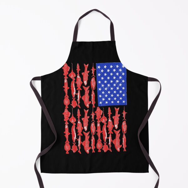 Item preview, American Flag Fishing Design designed and sold by LUKAshopApparel.