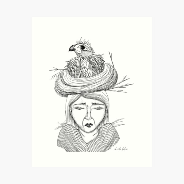 petit aigle Impression artistique