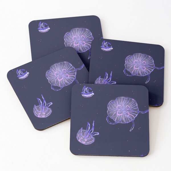 Item preview, Moon jellyfish tote bag designed and sold by Chars-Scribbles.