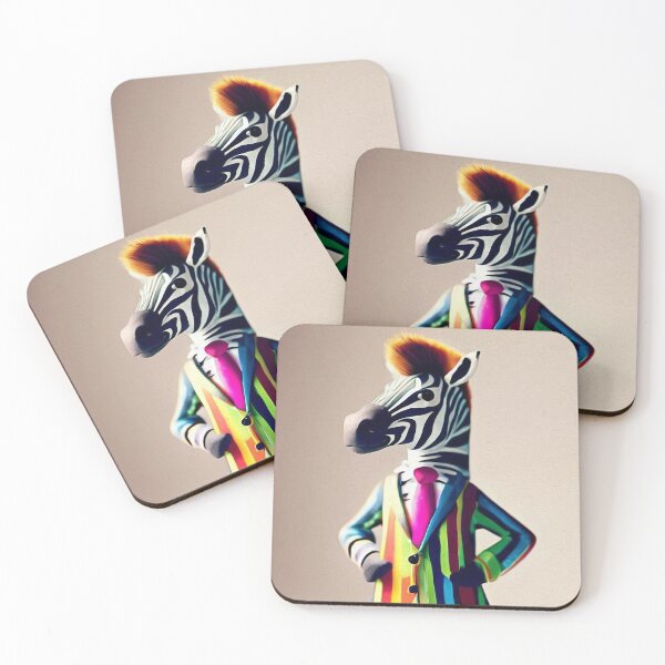 Item preview, Antropomorphic Zebra in a Fashion Shoot designed and sold by thematics.