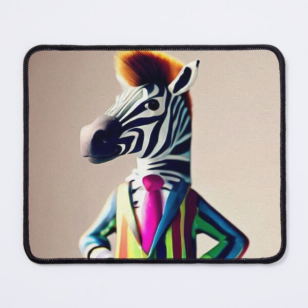 Item preview, Antropomorphic Zebra in a Fashion Shoot designed and sold by thematics.