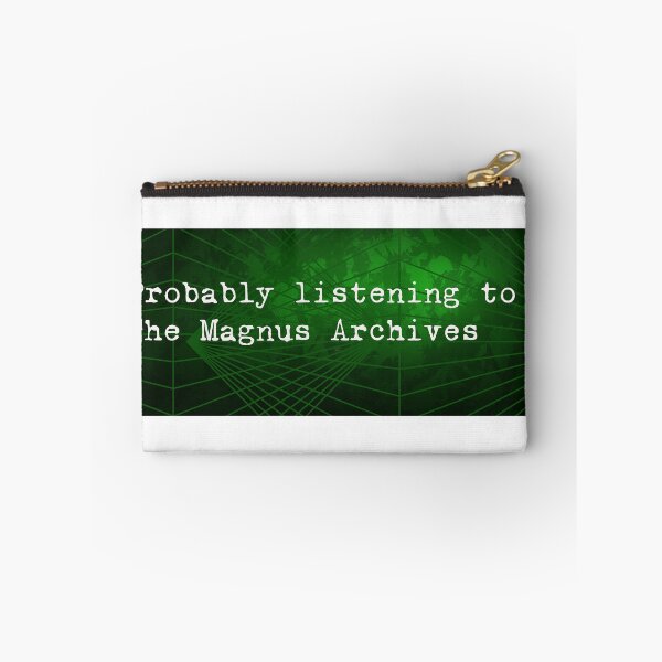 Item preview, Probably listening to the Magnus Archives bumper (or not) designed and sold by Hannahrose96.