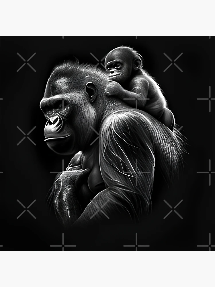 Sketch Book: Black Gorilla Themed Personalized Animals Sketch Book