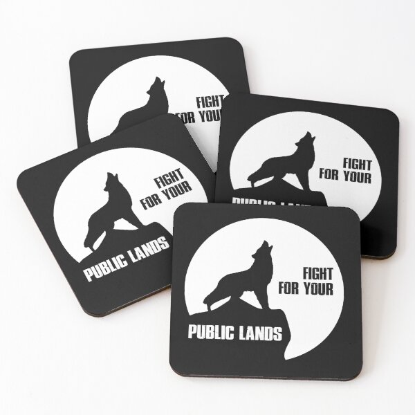 Item preview, Fight For Your Public Lands Wolf designed and sold by Esskay Designs.