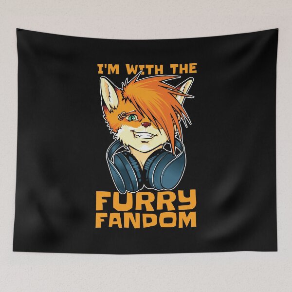 Item preview, Furries Headphones Fursona - Cosplay Furry Fandom designed and sold by Cape-Hover.