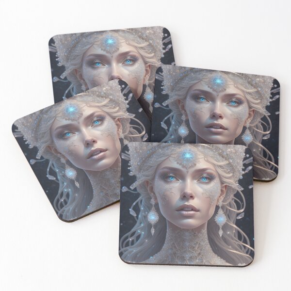 Item preview, "Crystal Goddess" digital portrait designed and sold by arcticcayman.