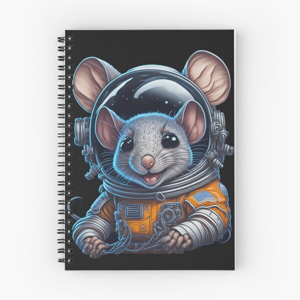 Item preview, Cute and Adorable Charming Smiling Astronaut Mouse designed and sold by PC-artist.