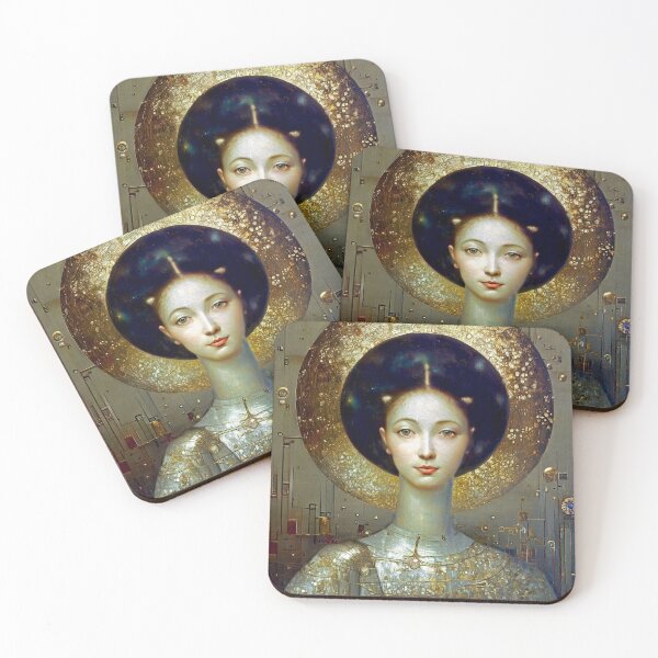 Item preview, Futuristic Interpretation of Portrait of Adele Bloch-Bauer designed and sold by thematics.