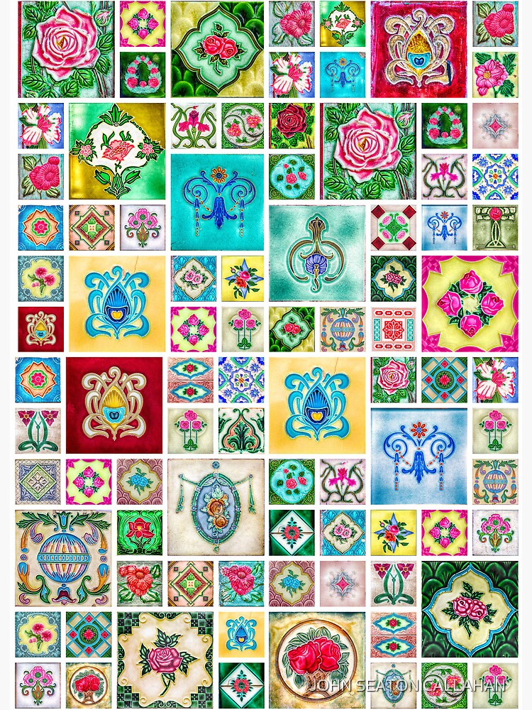 アート・デザイン・音楽 Peranakan Tiles SINGAPORE cposter,large,product,750x1000