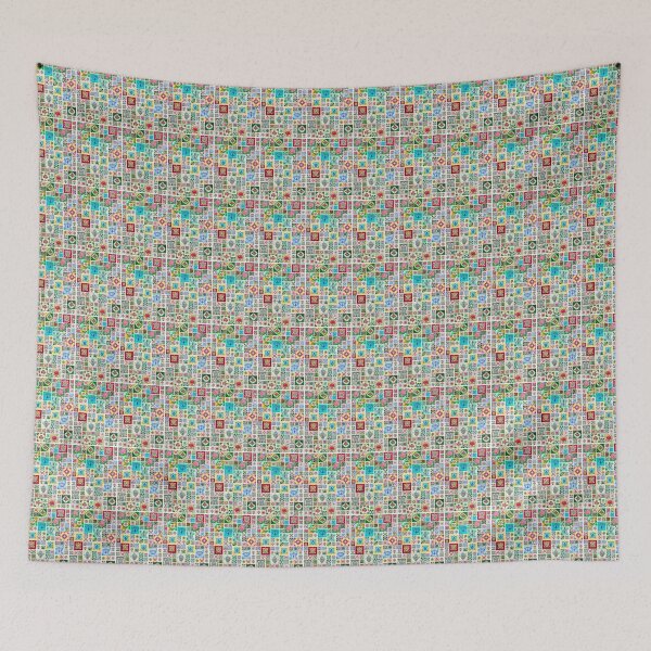 Item preview, Singapore, Peranakan Tiles, rectangular 5 designed and sold by John Seaton Callahan.