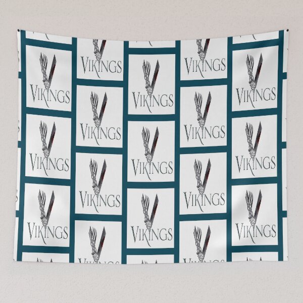 Item preview, Vikings  Baseball ¾ Sleeve  designed and sold by juanittantorres.