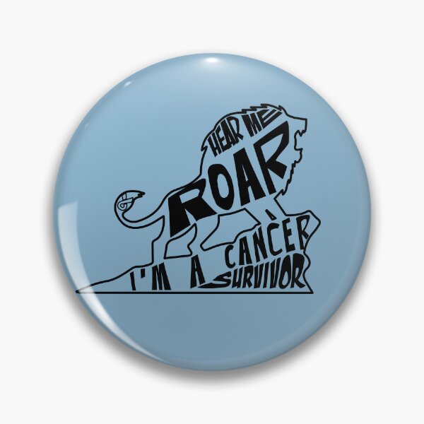 Item preview, prostate cancer Awareness light blue ribbon hear me roar I am a cancer survivor   designed and sold by shaderepublic.