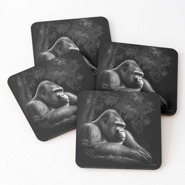 Item preview, Gorilla pencil drawing designed and sold by Pencil-Art.