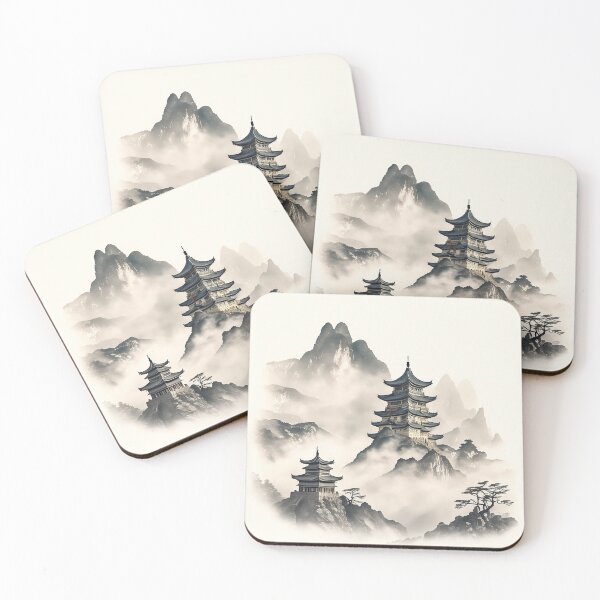 Artikelvorschau, Schönes China, Fantasieschloss entworfen und verkauft von SimpleWallArt.