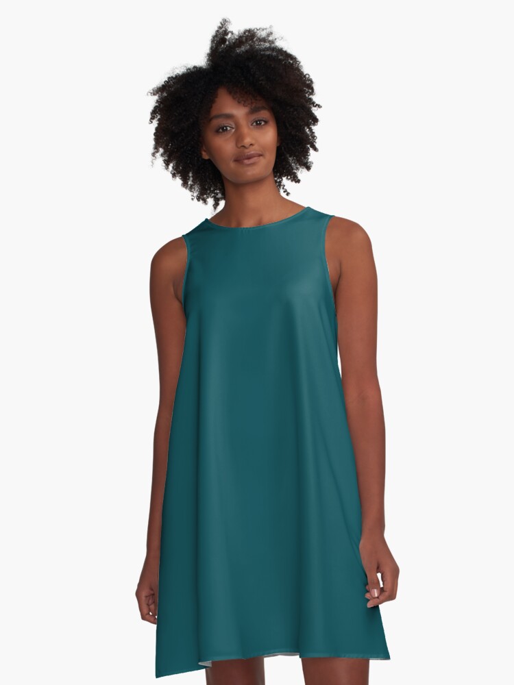 midnight green dress