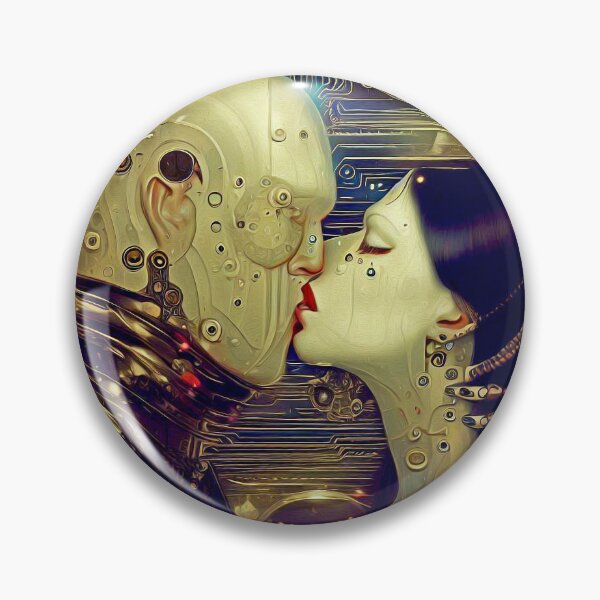 Item preview, Futuristic Interpretation of Kiss Painting designed and sold by thematics.