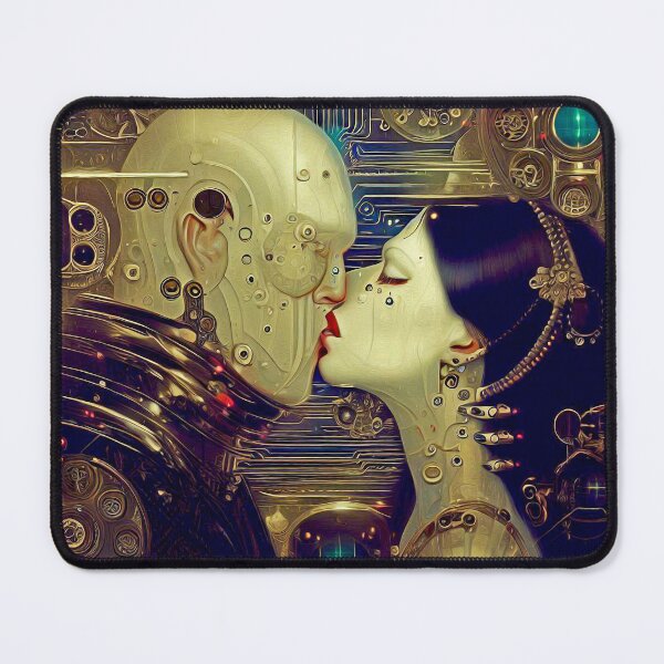 Item preview, Futuristic Interpretation of Kiss Painting designed and sold by thematics.