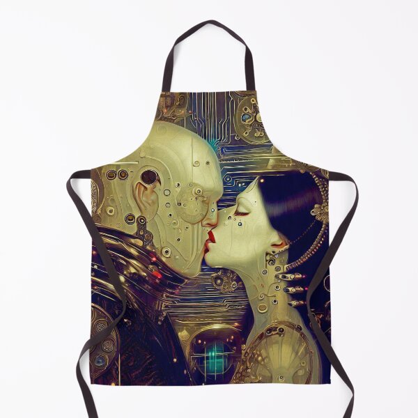Item preview, Futuristic Interpretation of Kiss Painting designed and sold by thematics.