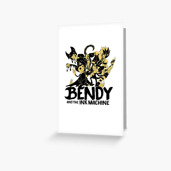 Bendy And The Ink Machine Chapter Greeting Card by Dede Dhea