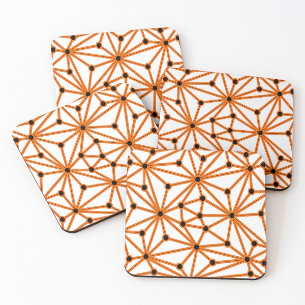 Item preview, Abstract geometric pattern - orange. designed and sold by K.S ART.