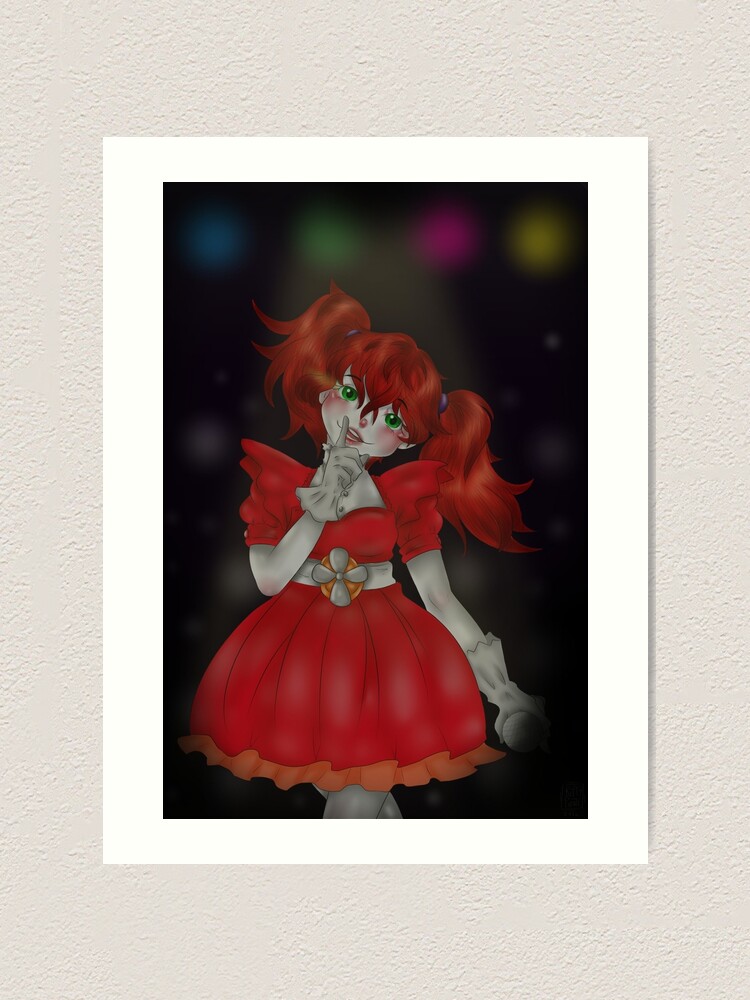 Circus Baby Five Night S At Freddy S Sister Location Art Print By Sillysnowkitty Redbubble