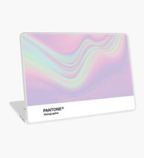HIPAB - holographischer schillernder Pantone-ästhetischer Hintergrund Laptop Folie