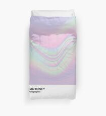 H.I.P.A.B - Holographic Iridescent Pantone Aesthetic Background Duvet Cover