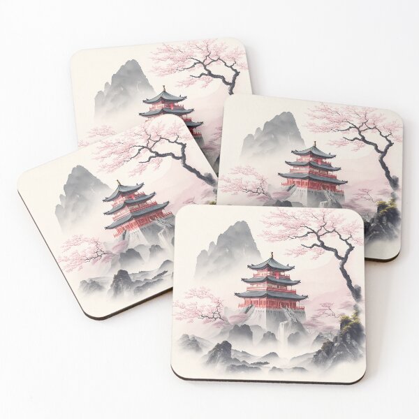 Artikelvorschau, Schönes China, Fantasieschloss entworfen und verkauft von SimpleWallArt.