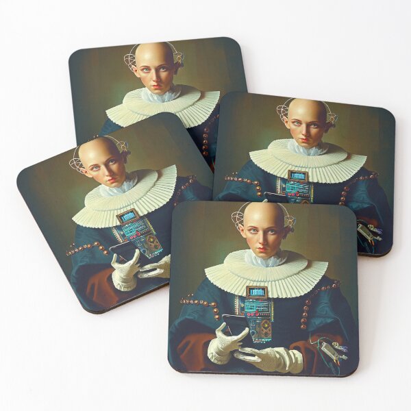Item preview, Futuristic Interpretation of Arnolfini Portrait designed and sold by thematics.
