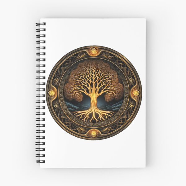 Artikelvorschau, Tree from Norse Mythology | White | Golden Yggdrasil entworfen und verkauft von FantasySoul.