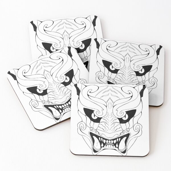Item preview, Chinese Zodiac - Tiger - b&w edition designed and sold by AliceWonderdraw.