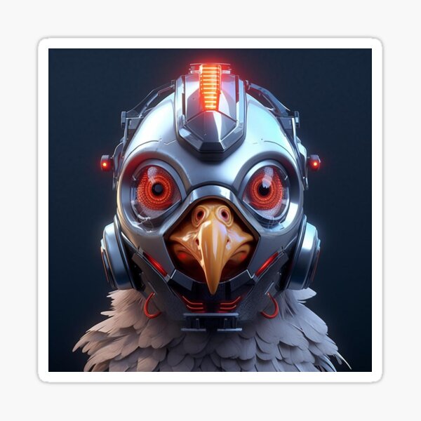 robot chicken #1. Sticker