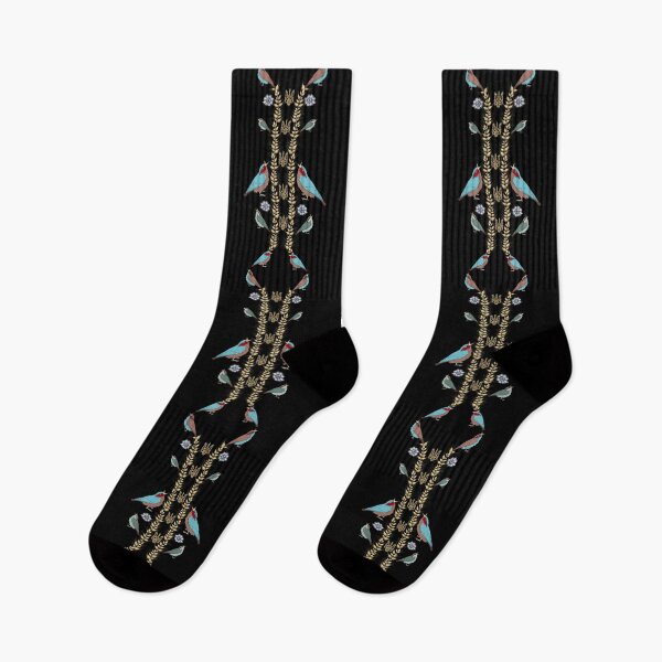 Item preview, Ukraine Birds & Trysub Retro Floral Ukrainian Vyshyvanka designed and sold by r-silver.