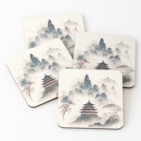 Artikelvorschau, Schönes China, Fantasieschloss entworfen und verkauft von SimpleWallArt.