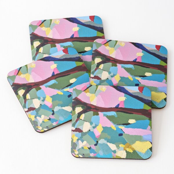 Item preview, Pretty In Pink Abstract Paint Marks  designed and sold by leahgordonartist.