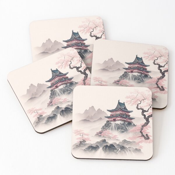 Artikelvorschau, Schönes China, Fantasieschloss entworfen und verkauft von SimpleWallArt.