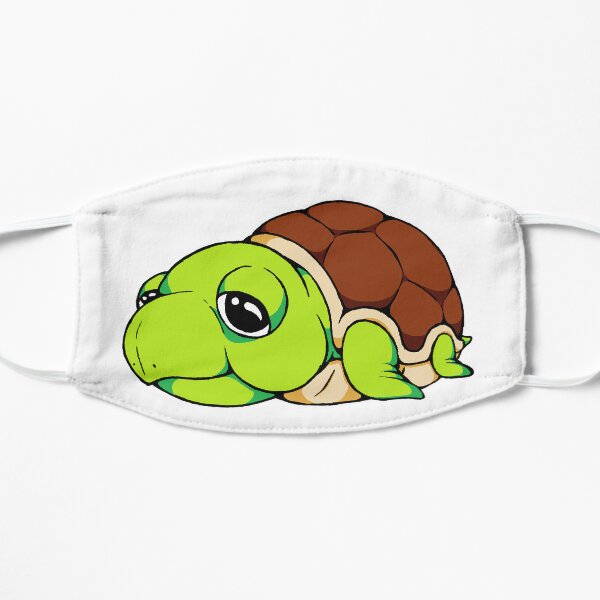 Chonky Lazy Turtle Flat Mask