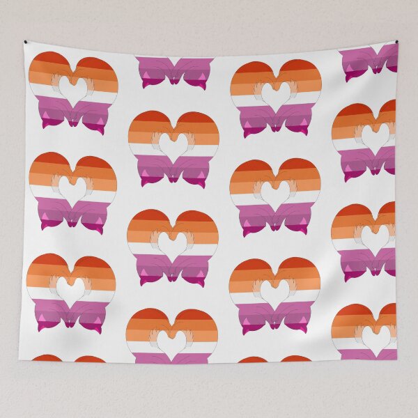 Item preview, Lesbian cat flag  designed and sold by Faetality-co.